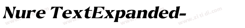 Nure TextExpanded字体转换 Nure TextExpanded字体转换